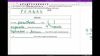 Remediation  Evaluating and Simplifying Expressions [upl. by Treborsemaj]