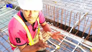 pvc pipe fitting slab work  পিভিসি পাইপ ফিটিং স্ল্যাব কাজ [upl. by Trevor]