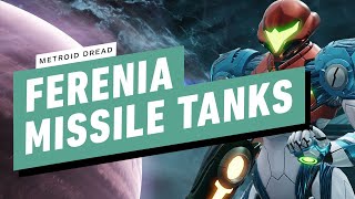 Metroid Dread  All Ferenia Missile Tank Locations [upl. by Irtemed]