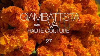 Giambattista Valli Haute Couture 27 live show [upl. by Livingstone844]