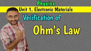 Varification of Ohms Law Unit 1 Electronic materials PHYSICS BTech 1st year engineering [upl. by Strait]