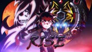 Aiger Akabane Vs Hyde  Rise AMV  Beyblade Burst Turbo  Episode  39 [upl. by Dumah]