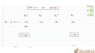 Which of the following moleculesins does not contain unpaired electrons  12  CHEMICAL BONDIN [upl. by Adirem]