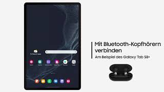 Galaxy Tablets mit BluetoothKopfhörern verbinden [upl. by Ttihw]