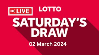 The National Lottery Lotto Draw Live Results from Saturday 02 March 2024  lotto live [upl. by Simah523]