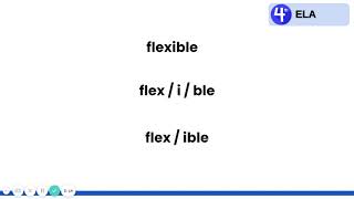 4th Grade ELA 433 Suffixes able ible [upl. by Oznol368]