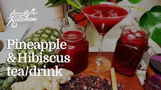 Pineapple Hibiscus TeaDrink Sobolo Sorrel Gabo  Bisap [upl. by Immanuel]