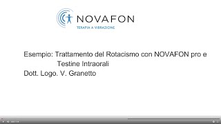 Trattamento Rotacismo con NOVAFON pro  Testine Intraorali [upl. by Lynne838]