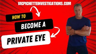 How to Become a Private Investigator PART 1 [upl. by Jami]