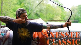 Building and shooting selfbows at the Tennessee Classic 3D Archery shoot [upl. by Naibaf]