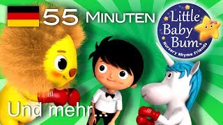 Der Löwe und das Einhorn  Und noch viele weitere Kinderlieder  von LittleBabyBum [upl. by Earle]