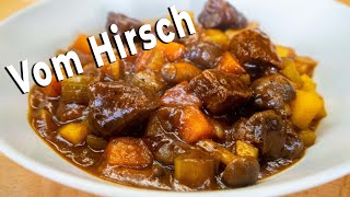 Hirschgulasch Rezept  Extrem zartes Fleisch  TÜR 22 Adventskalender  24xmas [upl. by Nosylla279]