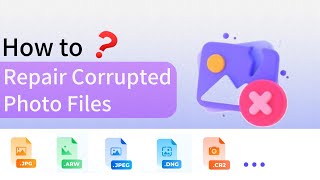 How to Repair Corrupted Photo Files JPGJPEGPNGGIFCRW [upl. by Hamlani]