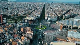 BARCELONA STREETS drone [upl. by Launam]