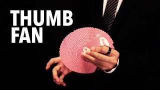 Cardistry for Beginners Spreads  Thumb Fan Tutorial [upl. by Enilorak]