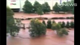 Toowoomba Torrent Caught On Mobiles [upl. by Knepper]