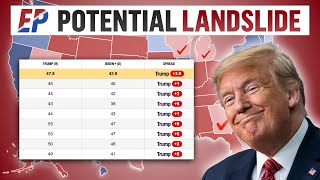 Trump Reaches HIGHEST Electoral Count Yet 2024 Map Prediction [upl. by Car]