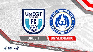 LPF  UMECIT vs CD Universitario  Jornada 15 del Apertura 2023 [upl. by Ierdna]