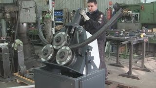 Drehbar Profilbiegemaschinen  Turnable Section Roller  Vălţuitor de profile  Profilhengerítő [upl. by Weiss]