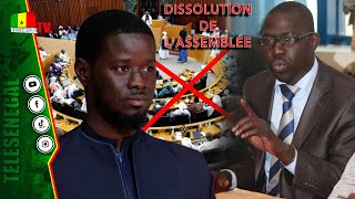 Dissolution de lAssemblée  La réaction à chaud du député Moussa Diakhaté qui révèle que [upl. by Odette532]