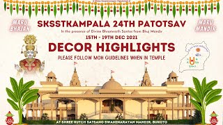 SKSST KAMPALA  24TH PATOTSAV  DECOR HIGHLIGHTS [upl. by Ilysa]