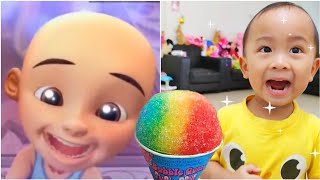 Tiru aksi upin ipin  Es kepal upin ipin  mei mei bunga matahari [upl. by Leonid]