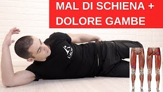 Dolore alla SCHIENA che prende le GAMBE esercizi e consigli [upl. by Lamaaj]