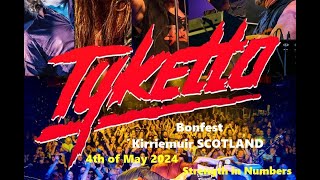 Tyketto live at Bonfest Kirriemuir 4th May 2024 Strength in Numbers [upl. by Oinotnanauj]