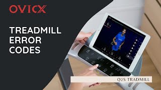 Fixing Treadmill Error Codes  Treadmill Maintenance  OVICX Q2S [upl. by Guod]