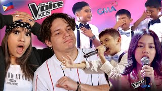 These Filipino KIDS are INSANE SINGERS Latinos react to The voice KIDS Philippines BATTLE ROUNDS [upl. by Stout]