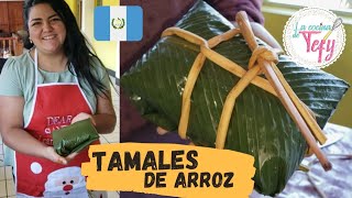 RECETA DE TAMALES GUATEMALTECOS  Bien explicada  Tamales de Arroz [upl. by Omoj75]