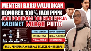 🔴KABAR GEMBIRA DATA KELULUSAN HONORER DIKUNCI PRABOWO WAJIB ANGKAT SEMUA HONOER JADI PPPK [upl. by Aranahs]