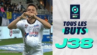 Tous les buts de la 38ème journée  Ligue 2 BKT  20232024 [upl. by Caniff]