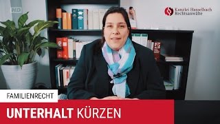 Unterhalt kürzen mit Sonderausgaben – Kanzlei Hasselbach [upl. by Anasus311]