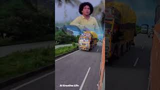 Truck Driver🚛 marathi status music song shorts short video creative shortvideo truck 1m [upl. by Eninnaej]