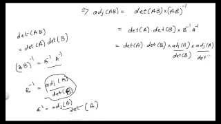 How to prove that adjAB  adjBadjA [upl. by Ornstead]