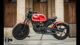 Honda CD 200 RoadMaster Scrambler Build by Hab Customz [upl. by Assetal]