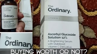 The Ordinary ascorbyl glucoside solution 12 How to useoily or dry skin [upl. by Lars]