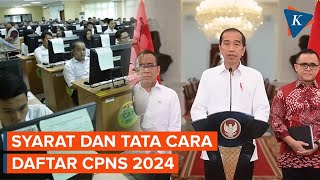 Seleksi CPNS Dibuka Mei 2024 Ini Syarat dan Cara Daftarnya [upl. by Resa]