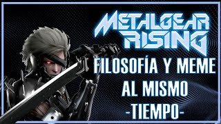 METAL GEAR RISING ES UN MEME FILOSÓFICO [upl. by Nathanson]