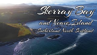 Beautiful Skerray Bay and Neave Island 4K DJI Mini 3 Pro [upl. by Suired]