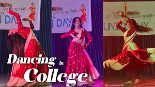 Dancing in College Again💃🫠♥️  Hansika Krishna [upl. by Raimes]