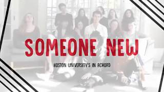 Someone New Couch Session  Hozier  Boston University In Achord A Cappella [upl. by Wexler183]