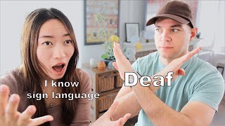 Talking With Deaf People Expectations vs Reality [upl. by Pears]