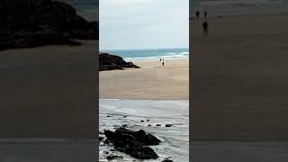 Perranporth Thursday early afternoon People enjoying their Autumn Cornish beach Walk 👊🙏👊🙏👊🙏 [upl. by Ecirtap]