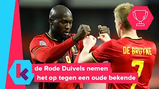 Rode Duivels weten tegen wie ze het opnemen in voorrondes WK [upl. by Rosabella539]