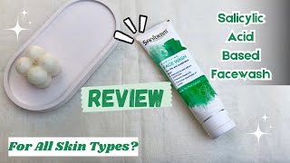 Saniderm Purifying Facewash Review  Salicylic Acid Facewash for Acne Skin [upl. by Sucramad]