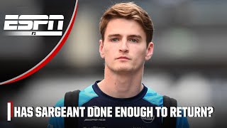 Will Logan Sargeant keep his seat at Williams for 2024  ESPN F1 hilton [upl. by Aihsein123]