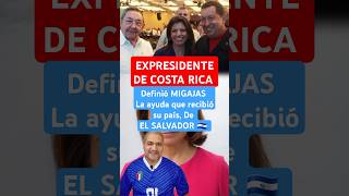 Expresidente opositor definió MIGAJAS La ayuda que recibió su país de parte del Salvador shortvideo [upl. by Chlori]