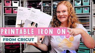 How to Use Cricut Printable IronOn including wash tests [upl. by Rogovy]